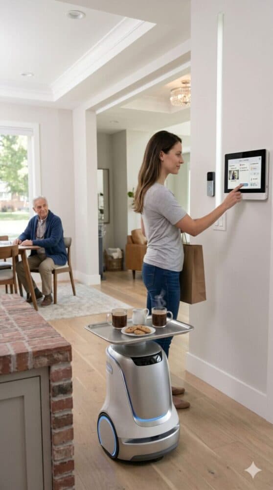 Residence with robot