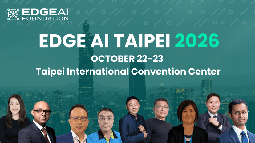 Call for Presentations: EDGE AI Taipei 2026